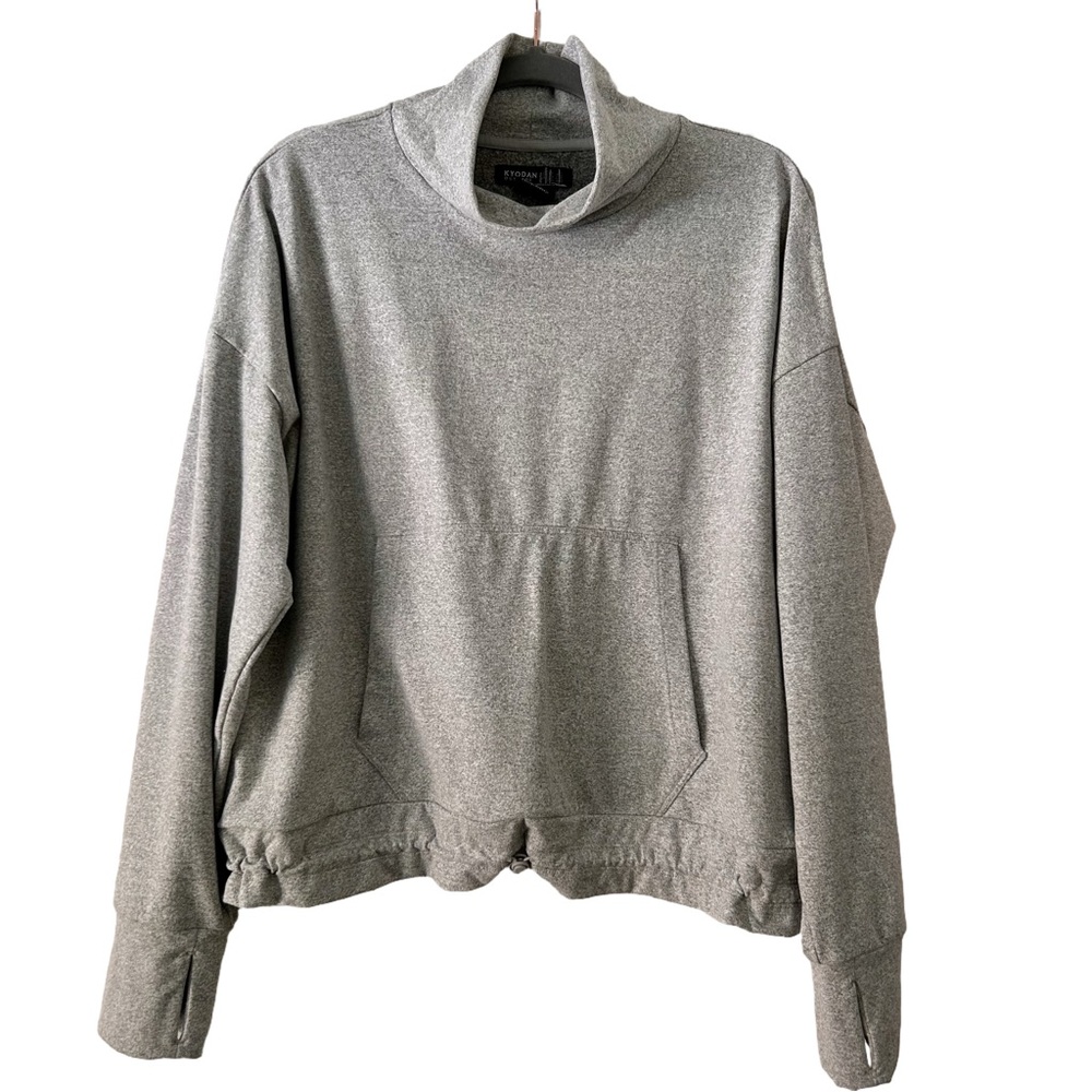 Kyodan Outdoor Ultra Comfortable Women's L Pullover Grey Thumbhole‎ Soft